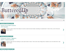 Tablet Screenshot of buttered-up.com